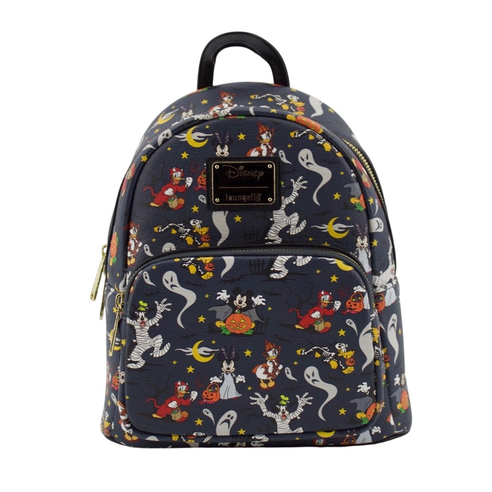 Disney Loungefly Backpack Halloween Mickey Mouse Party Mummy Ghost Pumpkin Parks